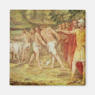 Romulus, welches die Grenzen auf Rom markiert Magnet
