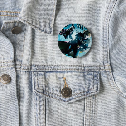 Ron and Ginny on Brooms 1 Button (Beispiel)