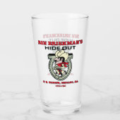 Ron Briskmans Hideout Glas (Rückseite)