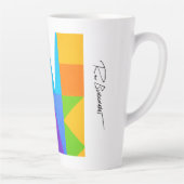 Ron Burkhardts Kunst aus der Schrift von Hampton Milchtasse (Rechts)