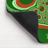 RON ~ CHRISTMAS ~ Red Green White Mousepad (Ecke)