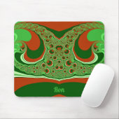 RON ~ CHRISTMAS ~ Red Green White Mousepad (Mit Mouse)