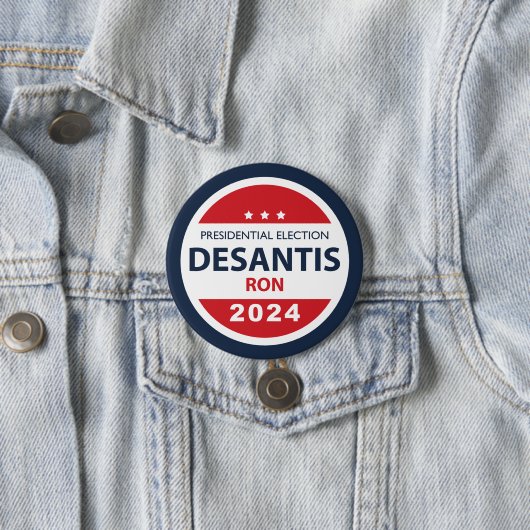 Ron DeSantis 2024 Button (Beispiel)