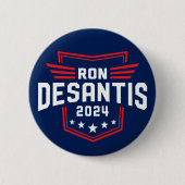 Ron Desantis 2024 für die Präsidentschaftswahl Button (Vorderseite)
