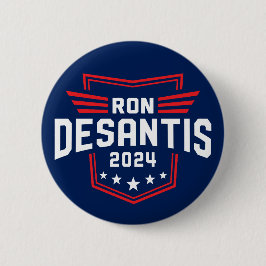 Ron Desantis 2024 für die Präsidentschaftswahl Button