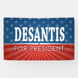 Ron DeSantis 2024 - US Flagge Design Banner