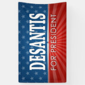 Ron DeSantis 2024 - US Flagge Design Banner (Vertikal)