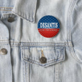 Ron DeSantis 2024 - US Flagge Design Button (Beispiel)