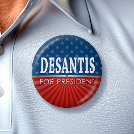Ron DeSantis 2024 - US Flagge Design Button