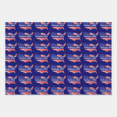 Ron DeSantis 2024 USA Geschenkpapier Set (Vorderseite)