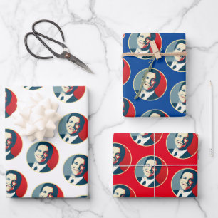 Ron DeSantis 2024 Verpackungspapierblätter Geschenkpapier Set