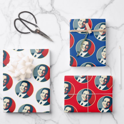 Ron DeSantis 2024 Verpackungspapierblätter Geschenkpapier Set (Vorderseite)