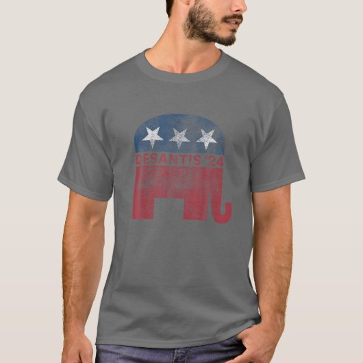 Ron Desantis 2024 Vintag Desantis 2024 T-Shirt (Vorderseite)