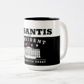 RON DESANTIS 2028 ZWEIFARBIGE TASSE (VorderseiteRechts)