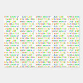 Ron Desantis als ich groß bin Geschenkpapier Set (Vorderseite 2)