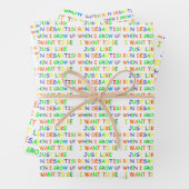 Ron Desantis als ich groß bin Geschenkpapier Set (Beispiel)