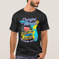 Ron Desantis Escape to Florida Vinatge Funny