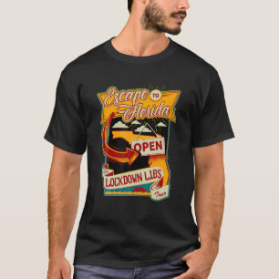 Ron Desantis Escape to Florida Vinatge Funny T-Shirt