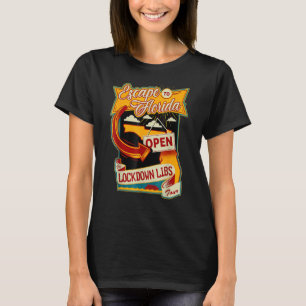 Ron Desantis Escape to Florida Vinatge (vorne und T-Shirt