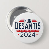 Ron DeSantis für den Präsidenten 2024 Button (Vorne & Hinten)