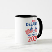 Ron DeSantis für den Präsidenten 2024 Tasse (VorderseiteRechts)