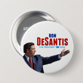Ron DeSantis für den Präsidenten Button (Vorne & Hinten)