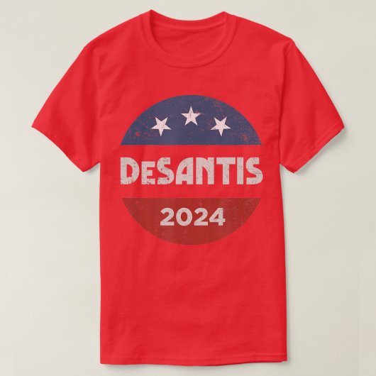 Ron DeSantis für die Kampagne des Präsidenten 0 T-Shirt (Design vorne)