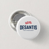 Ron DeSantis für Präsident 2024 Button (Vorne & Hinten)