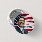 Ron Desantis für Präsident 2024 Button (Vorne & Hinten)