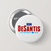 Ron DeSantis für Präsident 2024 Button (Vorne & Hinten)