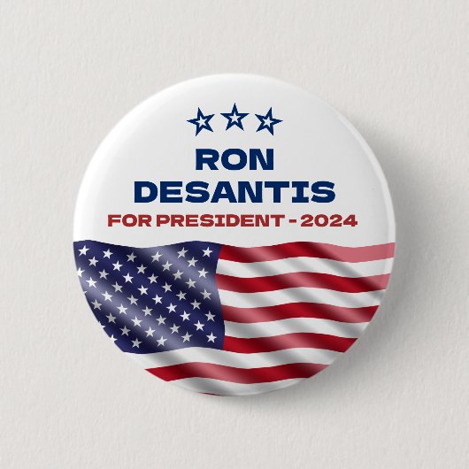 Ron Desantis für Präsident 2024 Button (Vorderseite)