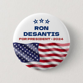 Ron Desantis für Präsident 2024 Button