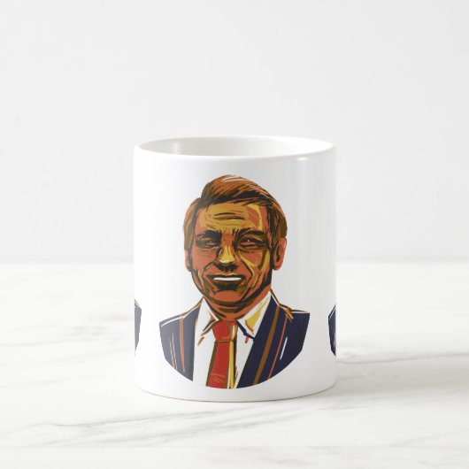 ron desantis für Präsident 2024 Kaffeetasse (Mittel)