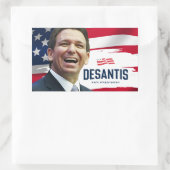 Ron DeSantis für Präsident 2024 Rechteckiger Aufkleber (Tasche)