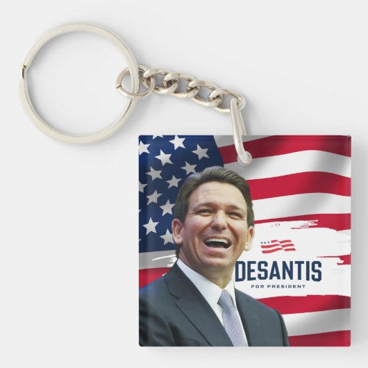Ron Desantis für Präsident 2024 Schlüsselanhänger (Vorderseite)
