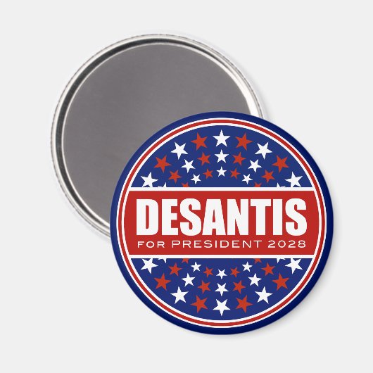 Ron DeSantis für Präsident 2028 Magnet (Vorderseite/Rückseite)