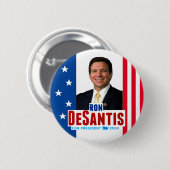 Ron DeSantis für Präsident Button (Vorne & Hinten)