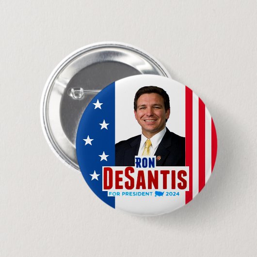 Ron DeSantis für Präsident Button (Vorne & Hinten)