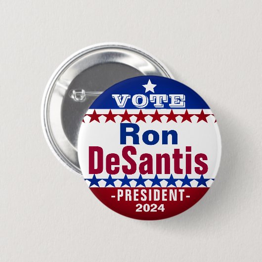 Ron DeSantis für Wahlkampffunktion des Präsidenten Button (Vorne & Hinten)