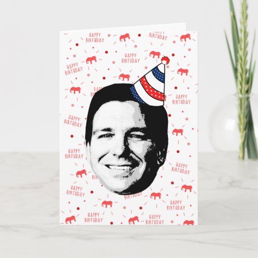 Ron DeSantis Geburtstag Karte (Vorderseite)