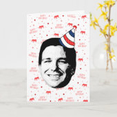 Ron DeSantis Geburtstag Karte (Gelbe Blume)