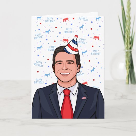 Ron DeSantis Geburtstagskarte Karte (Vorderseite)