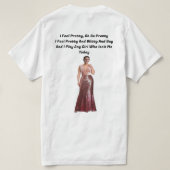 Ron DeSantis im Drag-T - Shirt (Design Rückseite)