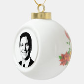 Ron DeSantis Keramik Ball Kugel-Ornament (Rechts)