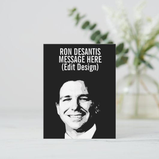 Ron Desantis Personalisiert Postkarte (Stehend Vorderseite)