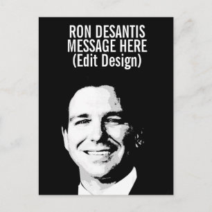 Ron Desantis Personalisiert Postkarte