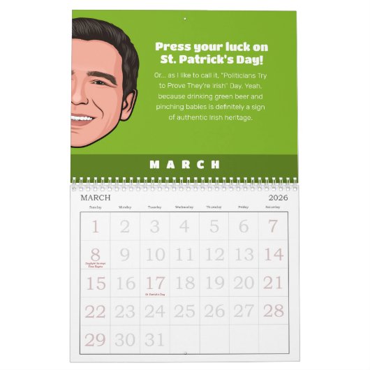 Ron Desantis Political Humor Calendar Kalender (Mär 2026)