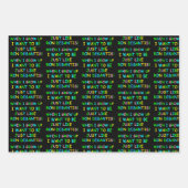 Ron Desantis, wenn ich groß bin! Geschenkpapier Set (Vorderseite 2)