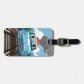 Ron & HARRY POTTER™ in Flying Car to HOGWARTS™ Gepäckanhänger (Vorderseite horizontal)