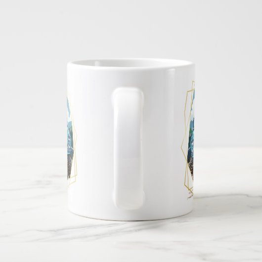 Ron & HARRY POTTER™ in Flying Car to HOGWARTS™ Jumbo-Tasse (Rückseite)